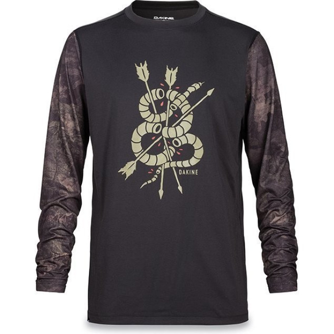 Фуфайка (термобелье) LW DAKINE GRANT CREW BLACK/PEAT CAMO Размер L 10000686 (0610934076400)