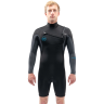 Гидрокостюм DAKINE MEN'S QUANTUM CHEST ZIP LONG SLEEVED SHORTY 2/2mm F/L Black/Grey, размер L DK22M22QLSZFL (0604565594280)