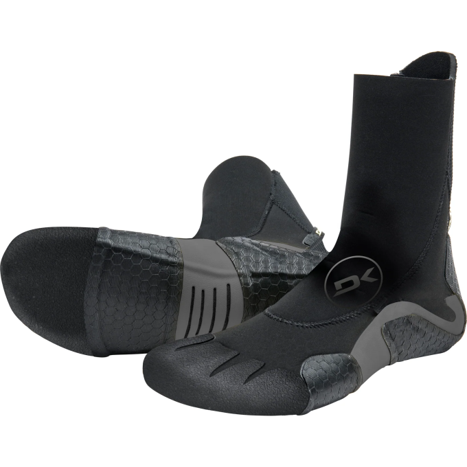 Гидротапки DAKINE UNISEX QUANTUM ROUND TOE BOOT 5mm Black, размер 6 DK22U5QRTB (0604565452764)