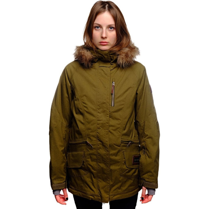 Куртка жен. DAKINE WOMENS EMILIA JACKET ARMY HEATHER Размер M 8700513 (0610934807035)