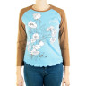 Лонгслив DAKINE 3/4 DK POPPY RAGLAN LBE/BN Размер L 8550-187-25 (2000000380018)